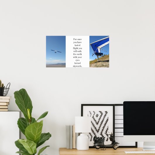 Hang Gliding Poster (Heimbüro)