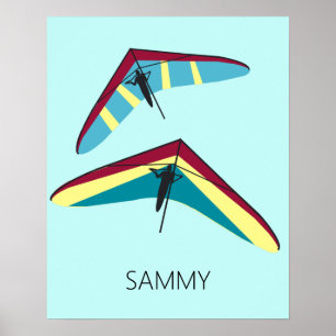 Hang Gliding Poster