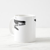 Hang-Gliding-Silhouette Kaffeetasse (Vorderseite Links)