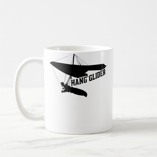 Hang-Gliding-Silhouette Kaffeetasse (Links)