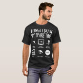 Hang Gliding Spare Time Hang Glider T-Shirt (Vorne ganz)