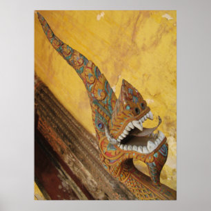 Hang Hod ... Naga in Vientiane, Laos Poster