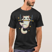 Hang In There Aerial Kitty Aerialist Cat Trapeze T-Shirt (Vorderseite)