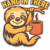 Hang in there baby sloth Classic T-Shirt Aufkleber (Vorderseite)