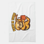 Hang in there baby sloth Classic T-Shirt Geschirrtuch (Vertikal)
