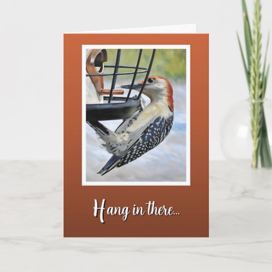 Hang in There - Birthday Card Karte (Vorderseite)