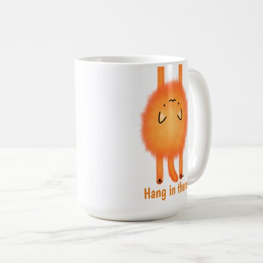 Hang in there cat kaffeetasse (VorderseiteRechts)