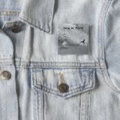 Hang in There - Crow and Weather Vane Button (Beispiel)