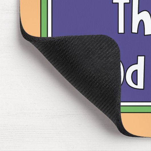 Hang in There - Der Gott gewinnt Mousepad (Ecke)