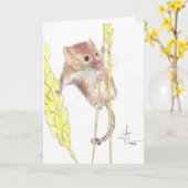 Hang in There, Dormouse! Karte (Gelbe Blume)