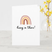 Hang in There Ermutigung Beileid Get Well Card Karte (Gelbe Blume)