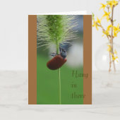 Hang in there karte (Gelbe Blume)