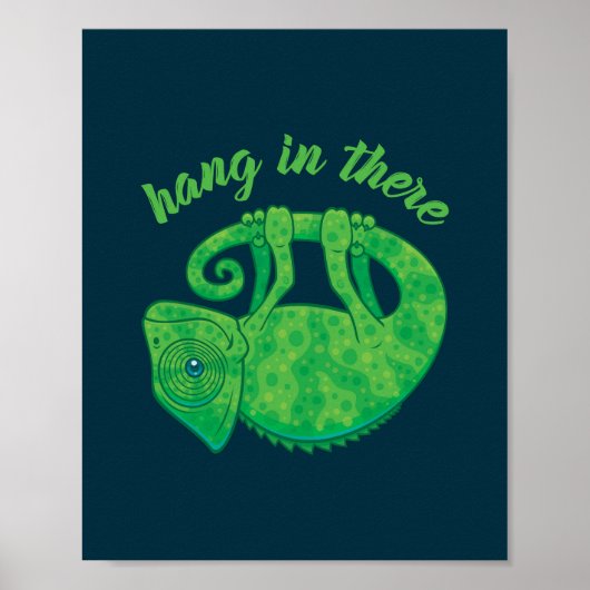 Hang In There Magical Chameleon Poster (Vorne)
