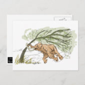 Hang in There Mammot Postcard Postkarte (Vorne/Hinten)