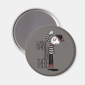 Hang in There Mime Magnet (Vorderseite/Rückseite)
