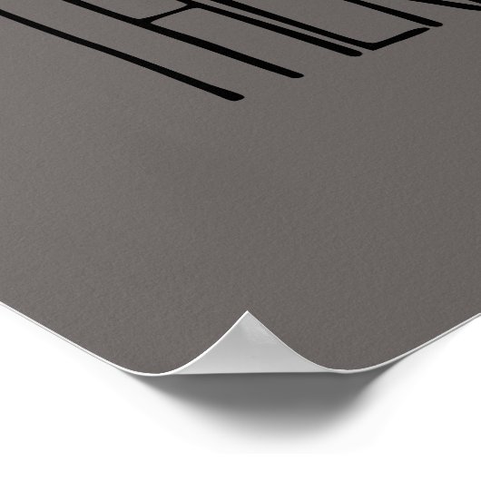 Hang in There Mime Poster (Ecke)