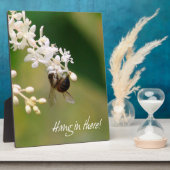 "Hang in There" Motivierend Plaque Fotoplatte (Seite)