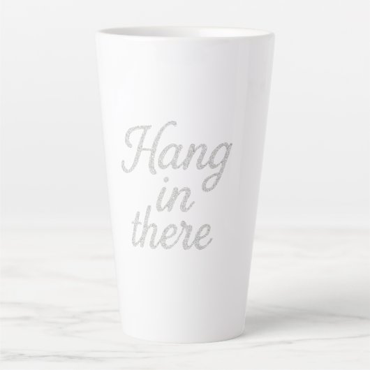 Hang in There T - Shirt Milchtasse (Vorderseite)