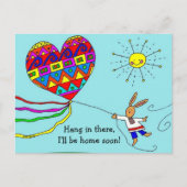 Hang in There Ukrainian Folk Art, Vera Trembach Postkarte (Vorderseite)