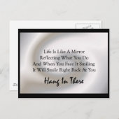 Hang in There Verse Postkarte (Vorne/Hinten)