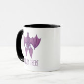 Hang in There Wacky Vampire Bat Tasse (Vorderseite Links)