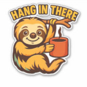 Hang in's baby sloth Classic T - Shirt Aufkleber (Vorderseite)