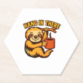 Hang in's baby sloth Classic T - Shirt Untersetzer (Vorderseite)