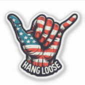 Hang Loose Aufkleber (Vorderseite)