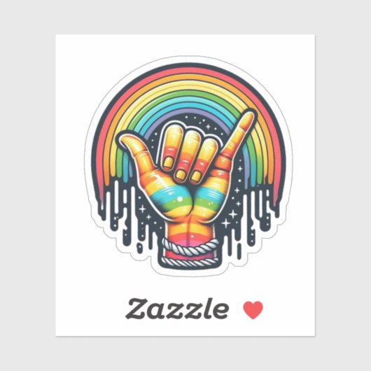 Hang Loose Aufkleber (Blatt)