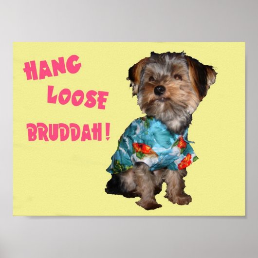 HANG LOOSE BRUDDAH POSTER (Vorne)