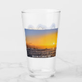 Hang Loose in Lahaina, Maui, Bierglas Glas (Rückseite)