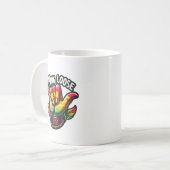 Hang Loose Rasta Kaffeetasse (Vorderseite Links)
