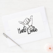 Hang Loose Rechteckiger Aufkleber (Umschlag)