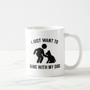 Häng mit meinem Hund Kaffeetasse