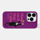 Hang on & bleibe Ruhe Sie got! Katz iPhone Case Hülle (Rückseite (Horizontal))