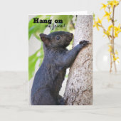 "Hang on Card" der Förderung Karte (Gelbe Blume)