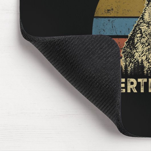 Hang on Lass Überdenken Sie diese lustige Raccoon Mousepad (Ecke)