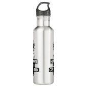 Hang on Let me overthink this Latte Mug Edelstahlflasche (Vorderseite)