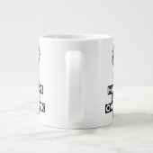 Hang on Let me overthink this Latte Mug Jumbo-Tasse (Rückseite)