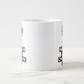 Hang on Let me overthink this Latte Mug Jumbo-Tasse (Vorderseite)