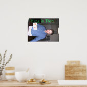 Hang rein! poster (Küche)