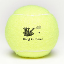 Hang rein! Sloth Tennis Player