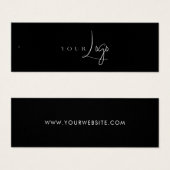 Hang-Tag für das moderne Firmenlogo (Vorne & Hinten)