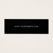 Hang-Tag für das moderne Firmenlogo (Rückseite)