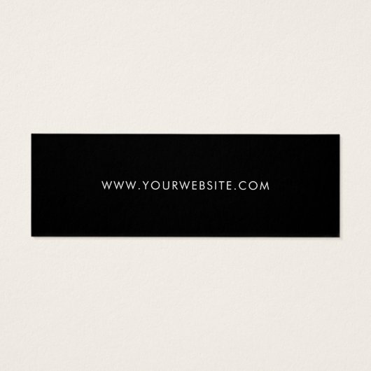 Hang-Tag für das moderne Firmenlogo (Rückseite)