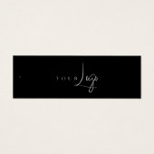 Hang-Tag für das moderne Firmenlogo (Vorderseite)