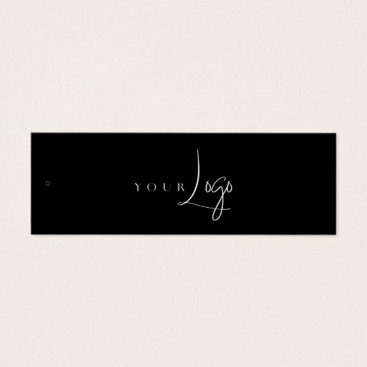 Hang-Tag für das moderne Firmenlogo (Vorderseite)