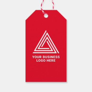 Hang-Tag für Minimalistische Red and White Busines Geschenkanhänger