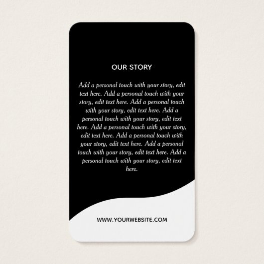 Hang-Tag für moderne Logos (Rückseite)