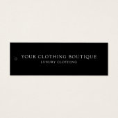 Hang-Tag für moderne Minimalistische Kleidung (Vorderseite)